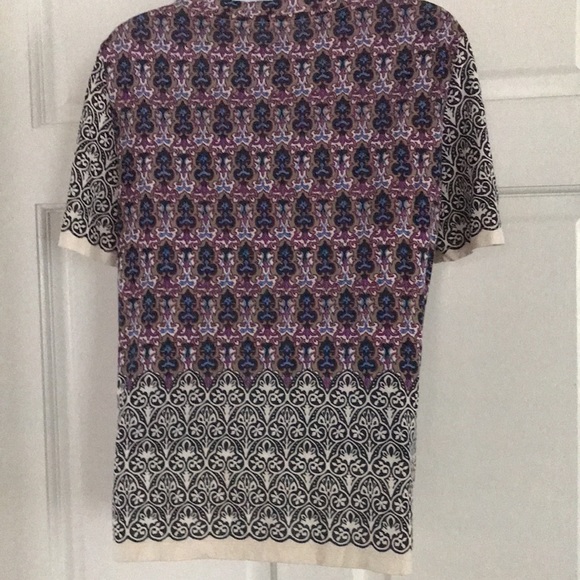 Tory Burch short sleeve top. - Picture 3 of 6